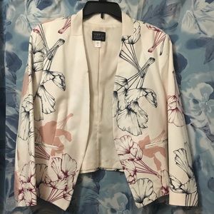 Simply Styled Floral Print Blazer